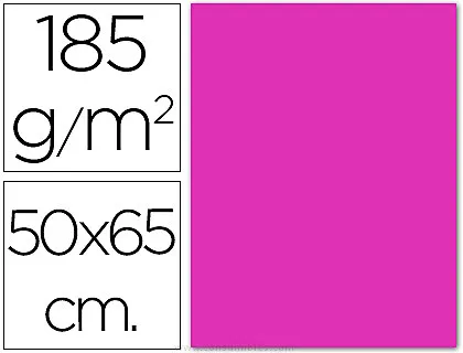 Cartolina Guarro 50x65 185G Fúcsia - Guarro