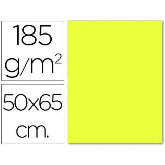Cartolina Guarro 50x65 185G Amarelo Limão - Guarro