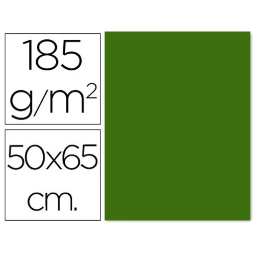 Cartolina Guarro 50x65 185G Verde Safári - Guarro