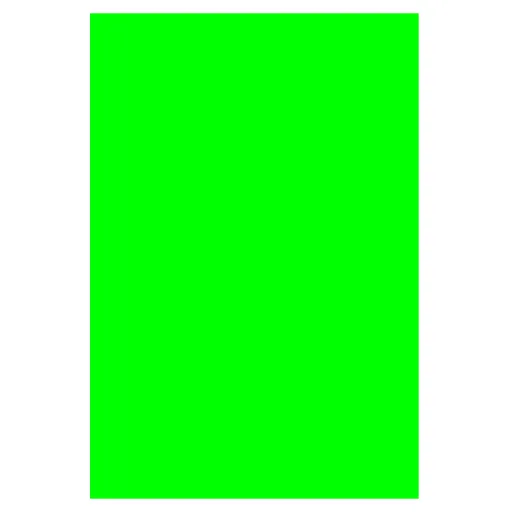 Cartolina 50x65 Verde Fluorescente – Makro Paper