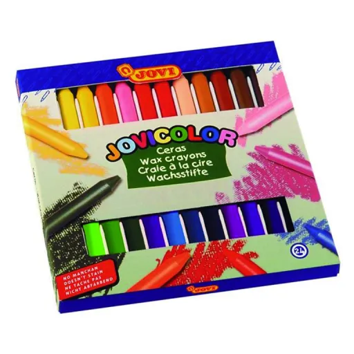 Lápis de Cera 24 Cores - Jovicolor Jovi