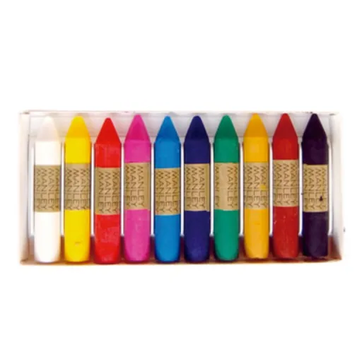 Lápis de Cera 10 Cores - Manley