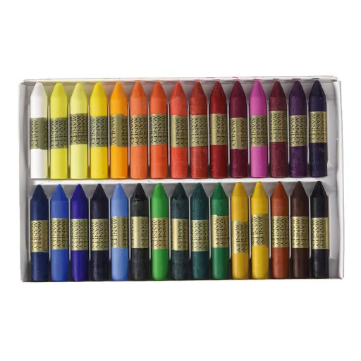 Lápis de Cera 30 Cores - Manley