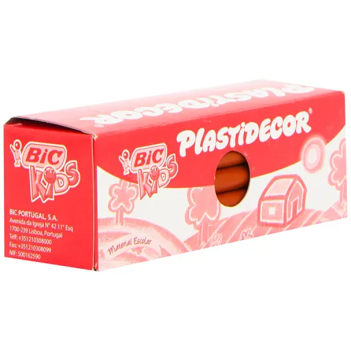 Lápis de Cera Castanho 25 Un. - Plastidecor BIC
