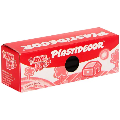 Lápis de Cera Preto 25 Un. - Plastidecor BIC