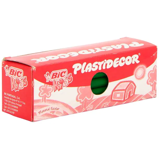 Lápis de Cera Verde 25 Un. - Plastidecor BIC
