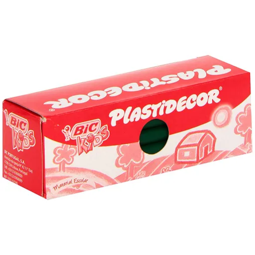 Lápis de Cera Verde Escuro 25 Un. - Plastidecor BIC