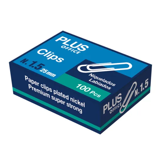 Clips Plus Nº1,5 28mm 100 Un.