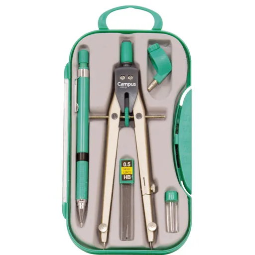 Compasso BK-310 Micro Métrico 17 cm Verde – Campus