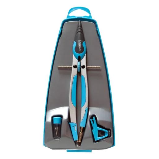 Compasso BK-510 Micro Métrico 17 cm Azul – Campus