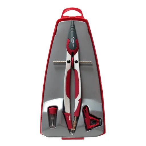 Compasso BK-510 Micro Métrico 17 cm Vermelho – Campus