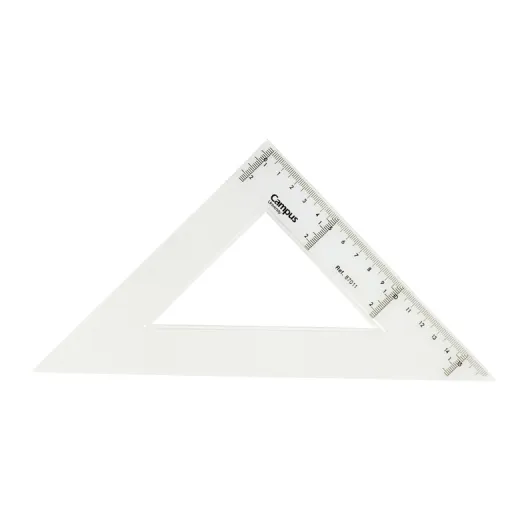 Esquadro Plástico 25 cm – Campus