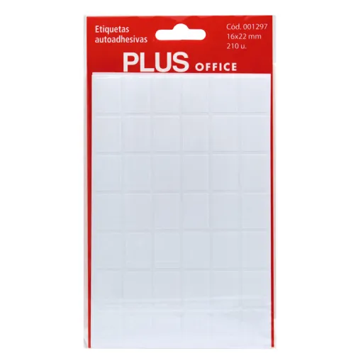 Etiquetas Autoadesivas Brancas 16x22 mm – 210 Unidades – Pack com 5 Folhas