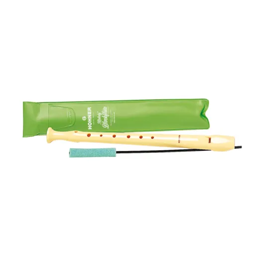 Flauta Doce em Plástico com Bolsa Verde – Hohner