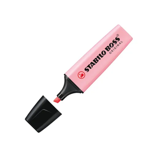 Marcador Fluorescente Boss Pastel Rosa - Stabilo