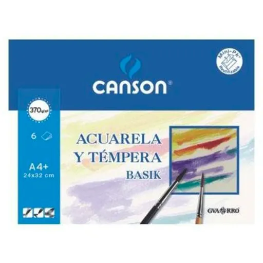 Bloco de Desenho para Aguarela A4+ 6 Fls 370g - Canson
