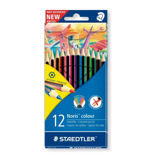 Lápis de Cor 12 Cores - Staedtler Noris