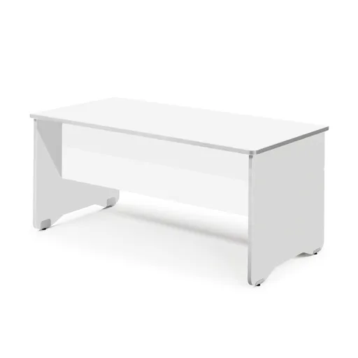 Secretária de Escritório 140x80cm – Rocada Work Branco / Branco