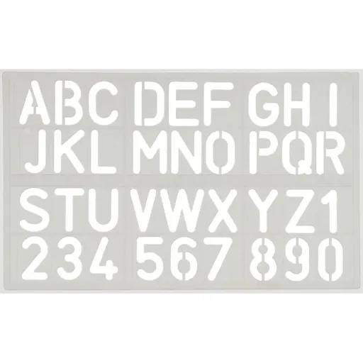 Escantilhão Alfanumérico Mk 30mm – Makro Paper