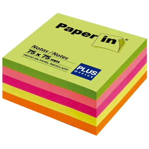 Notas Aderentes 5 Cores Neon (Post-it)