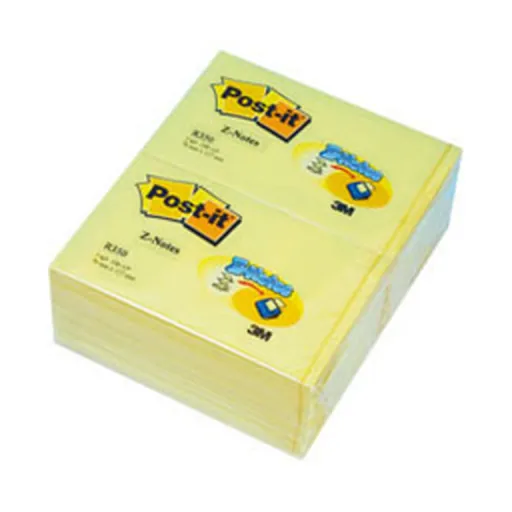 Notas Aderentes Post-it 76X127 Z-Notes Amarelo