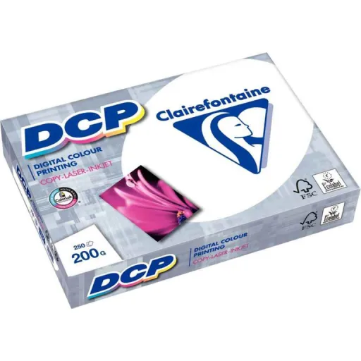 Papel A4 Clairefontaine DCP Branco 200g – 250 Folhas
