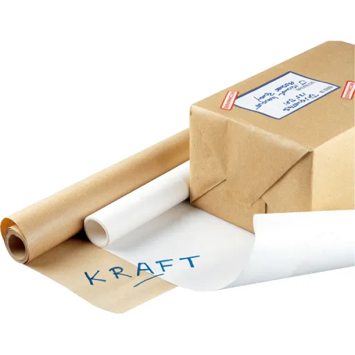 Rolo Papel Embalagem Kraft Sadipal 1X3M Branco