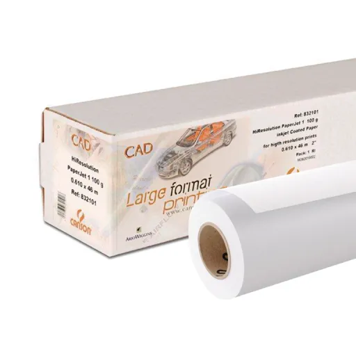 Rolo Papel Plotter 610X46 HI-RESOLUT.100G