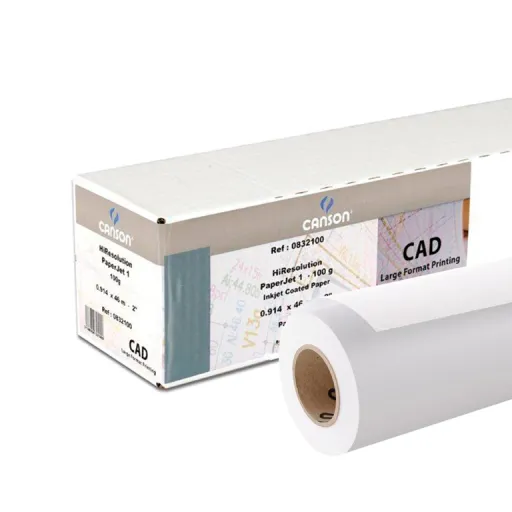 Rolo Papel Plotter 914X46 HI-RESOLUT.100G