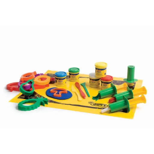 Kit Massa de Modelar 23 Peças com Ferramentas – Frutas e Verduras – Jovi