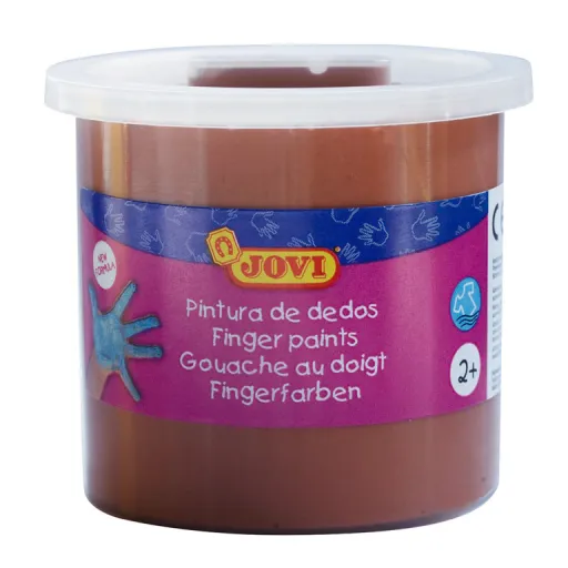 Pintura de Dedos Jovi 125ml Castanho 5 Un.