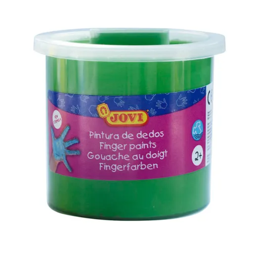 Pintura de Dedos Jovi 125ml Verde 5 Un.