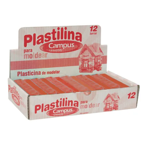 Plasticina em Barra 200g – Castanho – Campus