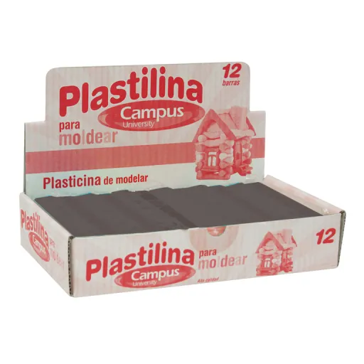 Plasticina em Barra 200g – Preto – Campus