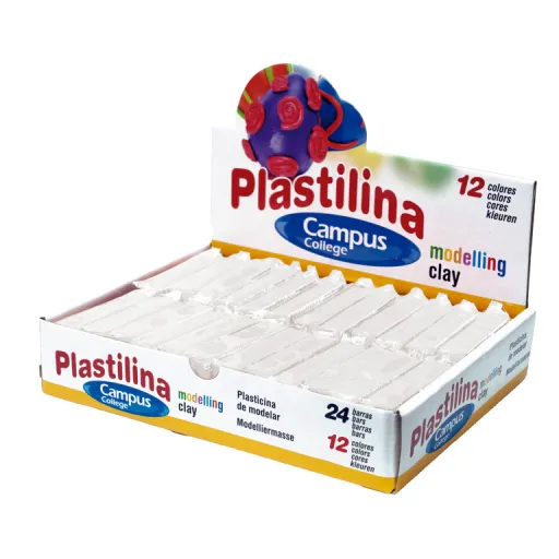 Plasticina em Barra 60g – Branco – Campus