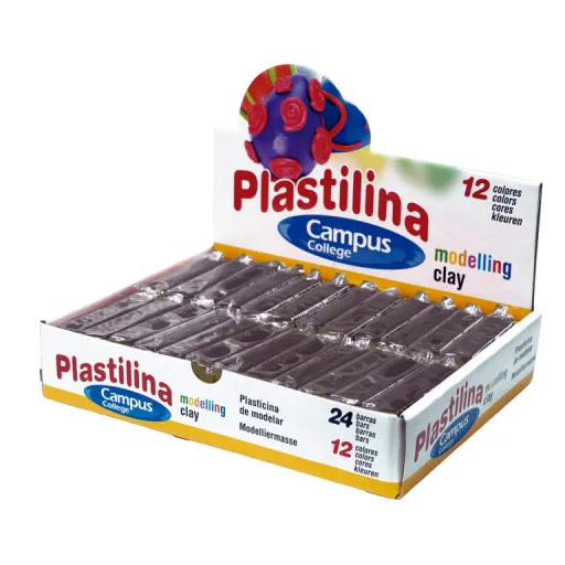 Plasticina em Barra 60g – Preto – Campus