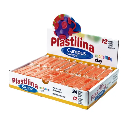 Plasticina em Barra 60g – Vermelho – Campus