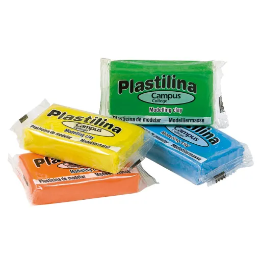 Plasticina em Barra 60g – 12 Cores Sortidas (1 un.) – Campus