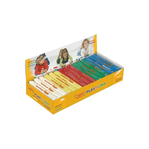 Plasticina em Barra 150g – Cores Sortidas – Jovi - 15un.
