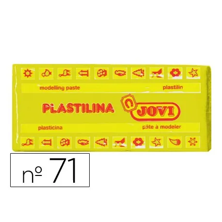 Plasticina em Barra 150g – Amarelo Claro – Jovi