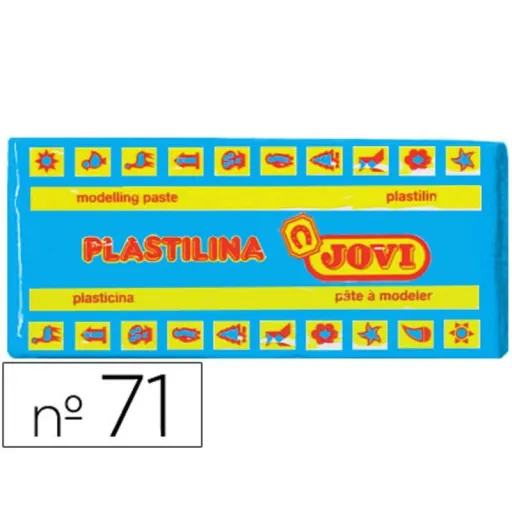 Plasticina em Barra 150g – Azul Claro – Jovi