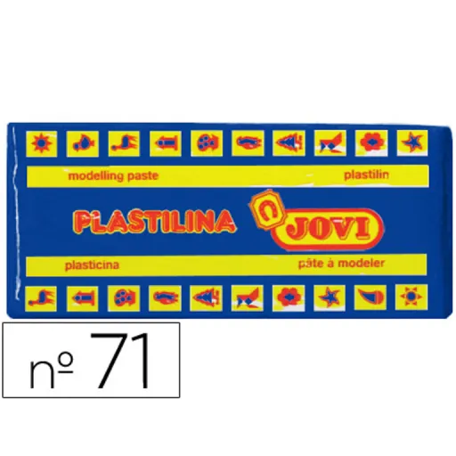 Plasticina em Barra 150g – Azul Escuro – Jovi