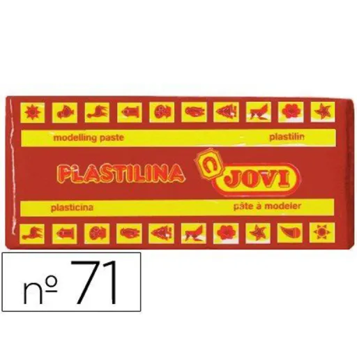 Plasticina em Barra 150g – Castanho – Jovi
