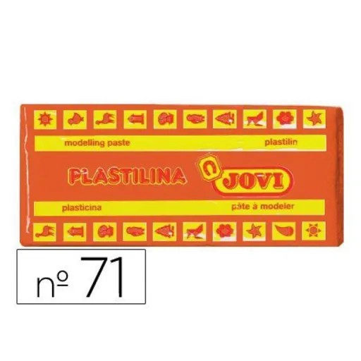 Plasticina em Barra 150g – Laranja – Jovi