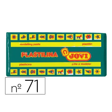 Plasticina em Barra 150g – Verde Escuro – Jovi