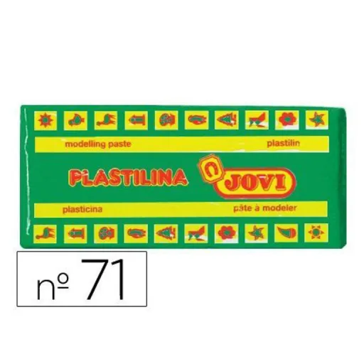 Plasticina em Barra 150g – Verde Claro – Jovi