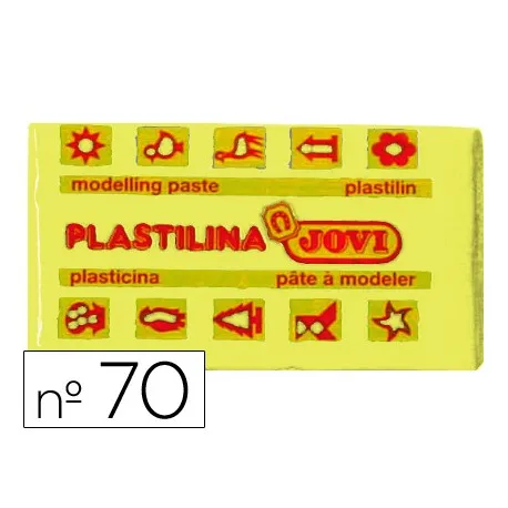 Plasticina Pequena 50g – Amarelo – Jovi