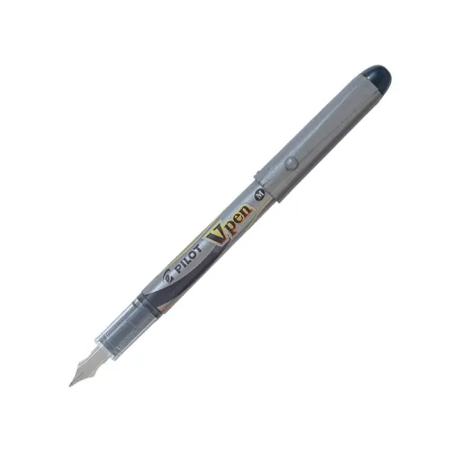 Caneta Pilot V-Pen Silver Preto – Pilot