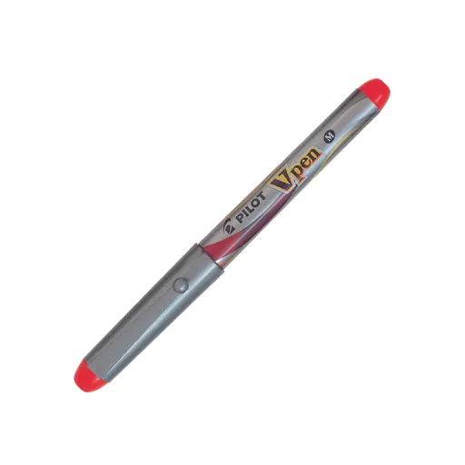 Caneta Pilot V-Pen Silver Vermelho – Pilot