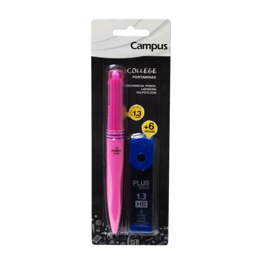 Lapiseira Porta Minas COLLEGE 1.3mm + Minas - CAMPUS